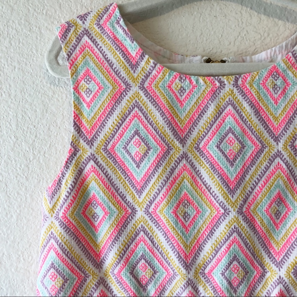 Oshkosh | Textured Diamond Print Dress - Picture 3 of 5